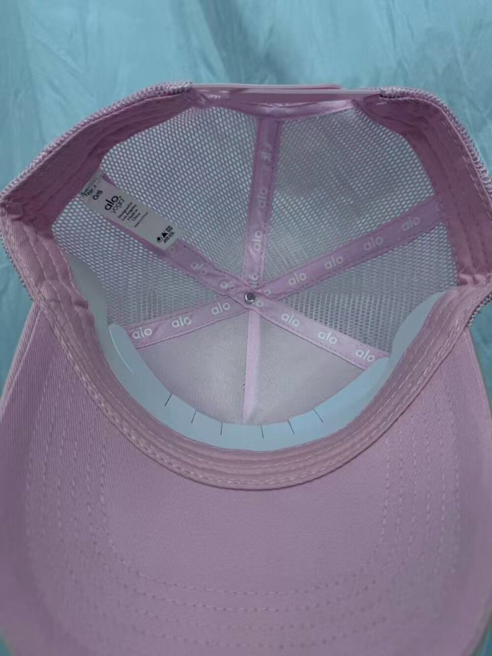 ALO Yoga District Trucker Hat Pink 💟 Pilates Princess Athleisure Cap - NWT - Picture 5 of 5
